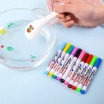 Floating Magic Water Pen 12 Colors with Ceramic Spoon - Image 6
