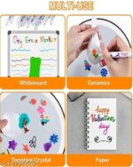 Floating Magic Water Pen 12 Colors with Ceramic Spoon - Image 5