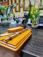 ১০ ইঞ্চি অরিজিনাল ইস্পাতের বটি | মেহগুনি কাঠের বেস | ফ্রি মুগুর সহ - Image 7