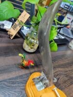 ১০ ইঞ্চি অরিজিনাল ইস্পাতের বটি | মেহগুনি কাঠের বেস | ফ্রি মুগুর সহ - Image 5